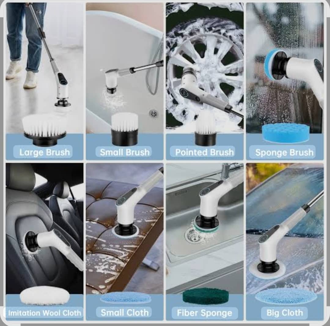 BROSSE DE NETTOYAGE ELECTRIQUE 7 EN 1